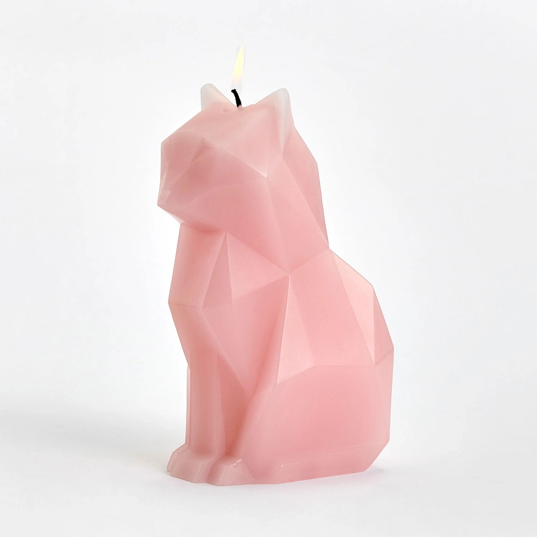 PyroPet Kisa Cat Candle in Light Pink
