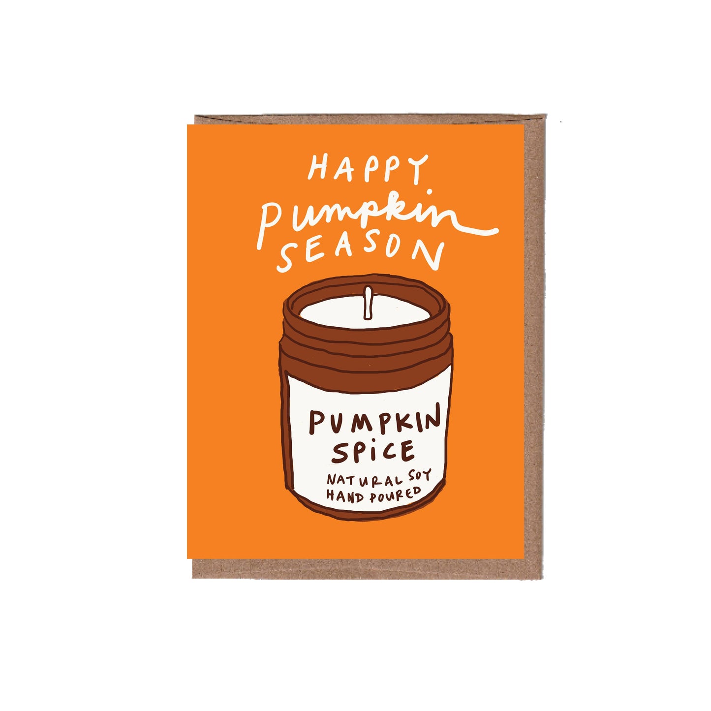 Scratch & Sniff Pumpkin Candle Greeting Card