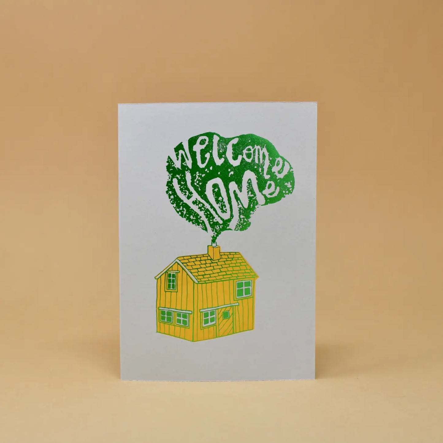Welcome Home Cabin Greeting Card