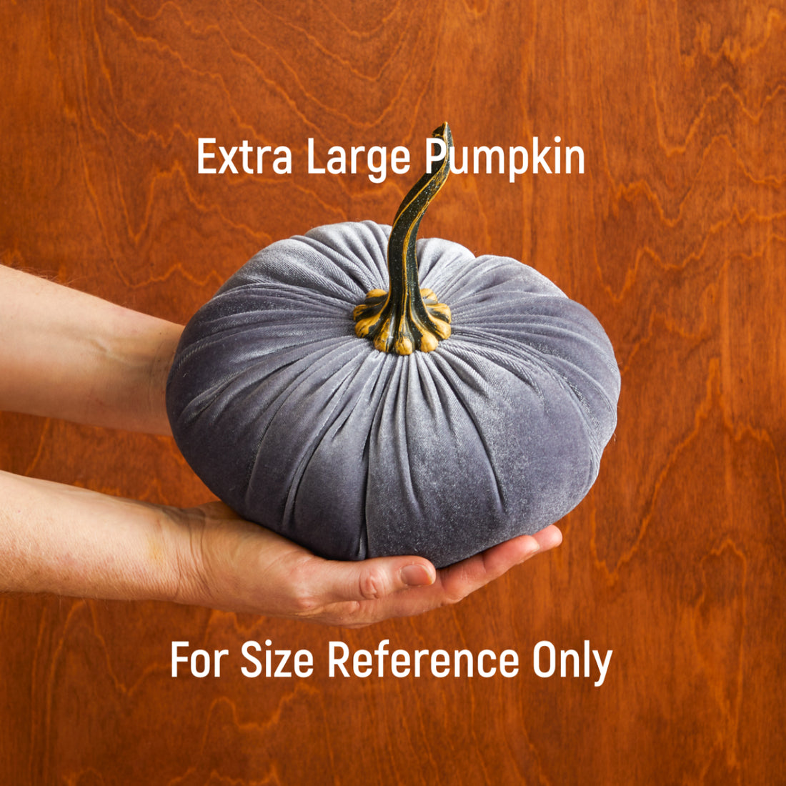 Extra Large Velvet Pumpkins