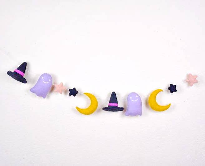Witchy Vibes Felt Garland