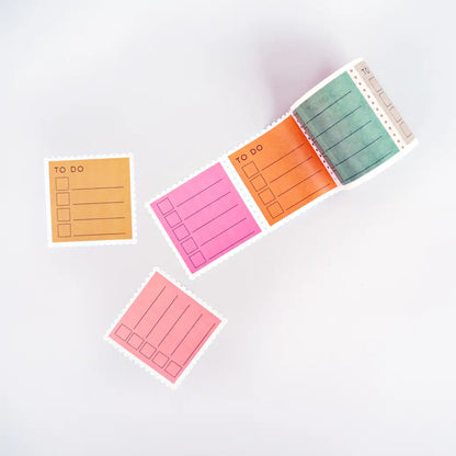 To Do List Stamp Washi Tape